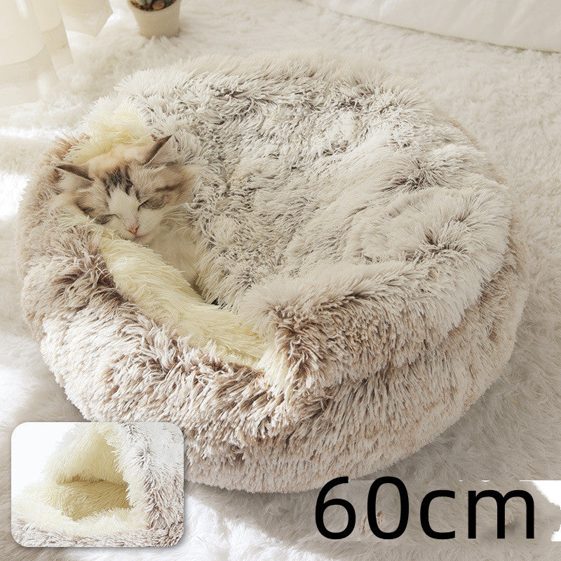 2 In 1 Dog And Cat Bed during Winter