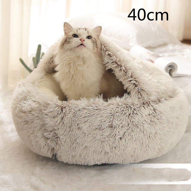 2 In 1 Dog And Cat Bed during Winter
