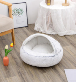 2 In 1 Dog And Cat Bed during Winter