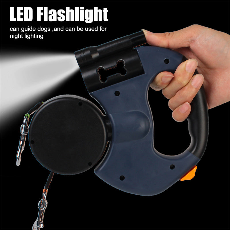 Reflective Dual Pet Walking Leash