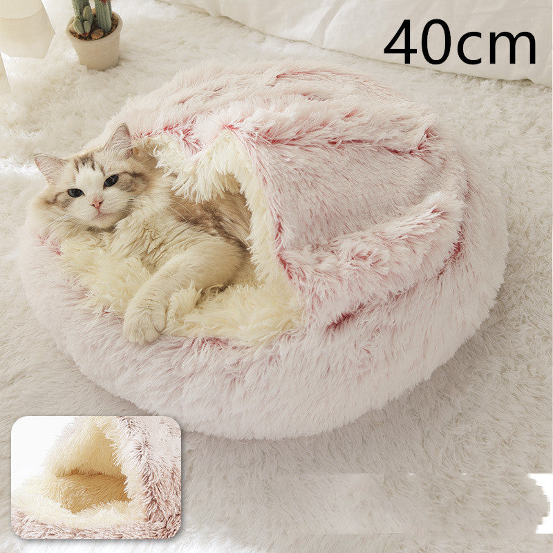 2 In 1 Dog And Cat Bed during Winter