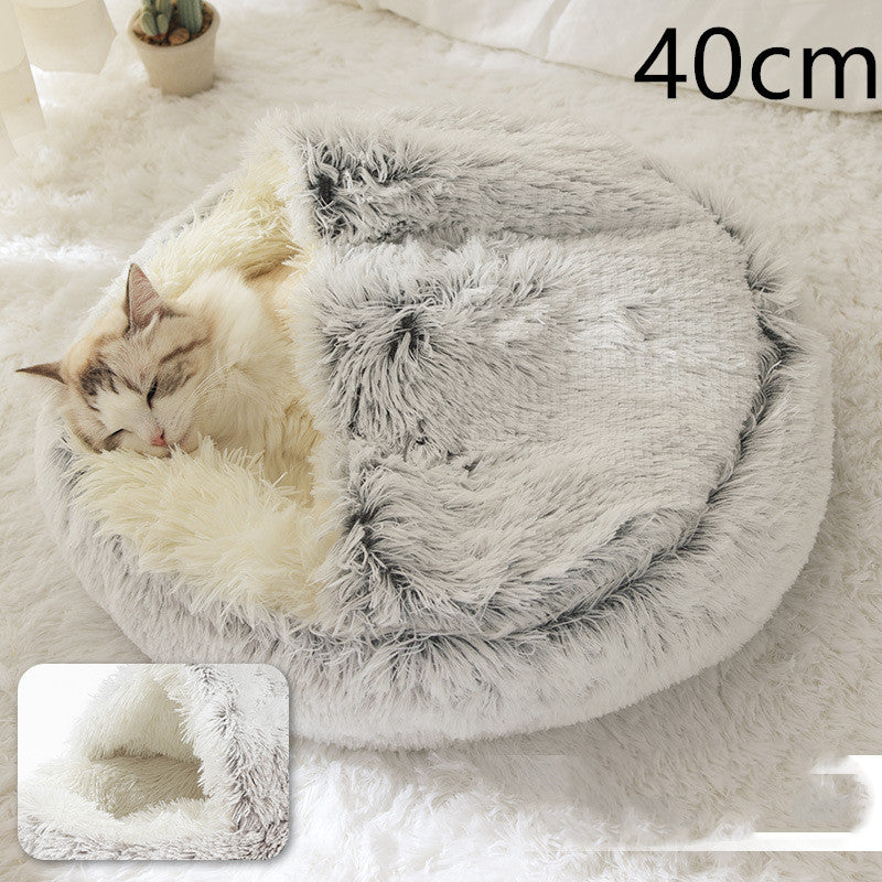 2 In 1 Dog And Cat Bed during Winter