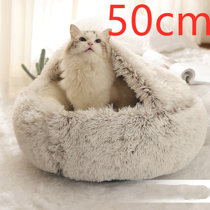 2 In 1 Dog And Cat Bed during Winter