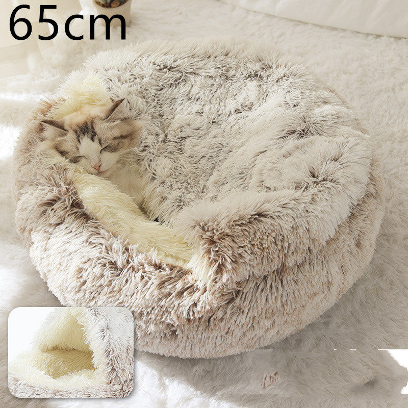 2 In 1 Dog And Cat Bed during Winter