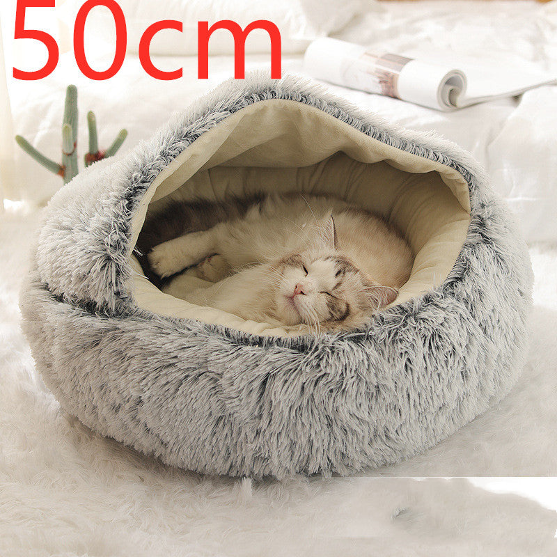 2 In 1 Dog And Cat Bed during Winter