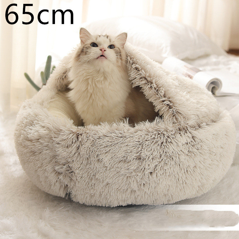 2 In 1 Dog And Cat Bed during Winter