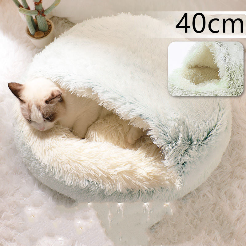 2 In 1 Dog And Cat Bed during Winter