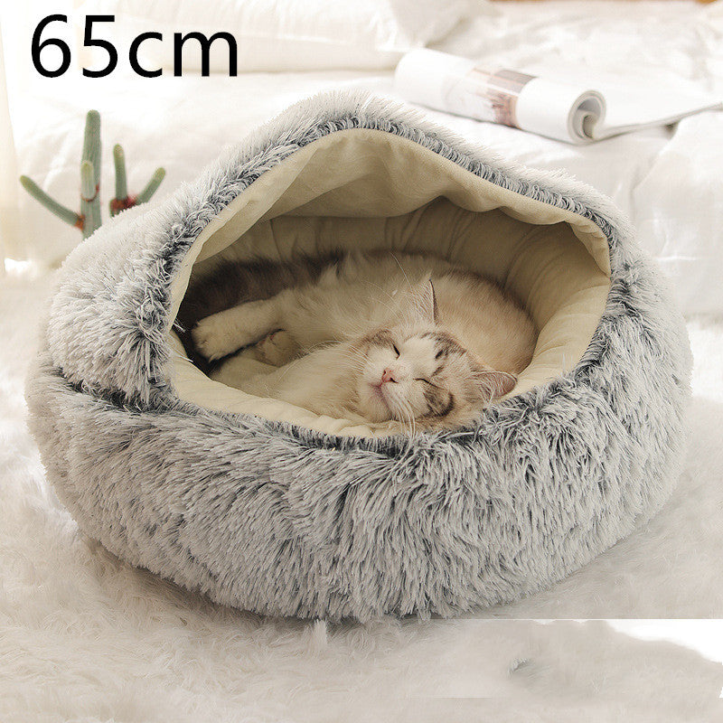 2 In 1 Dog And Cat Bed during Winter