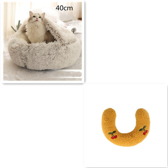 2 In 1 Dog And Cat Bed during Winter