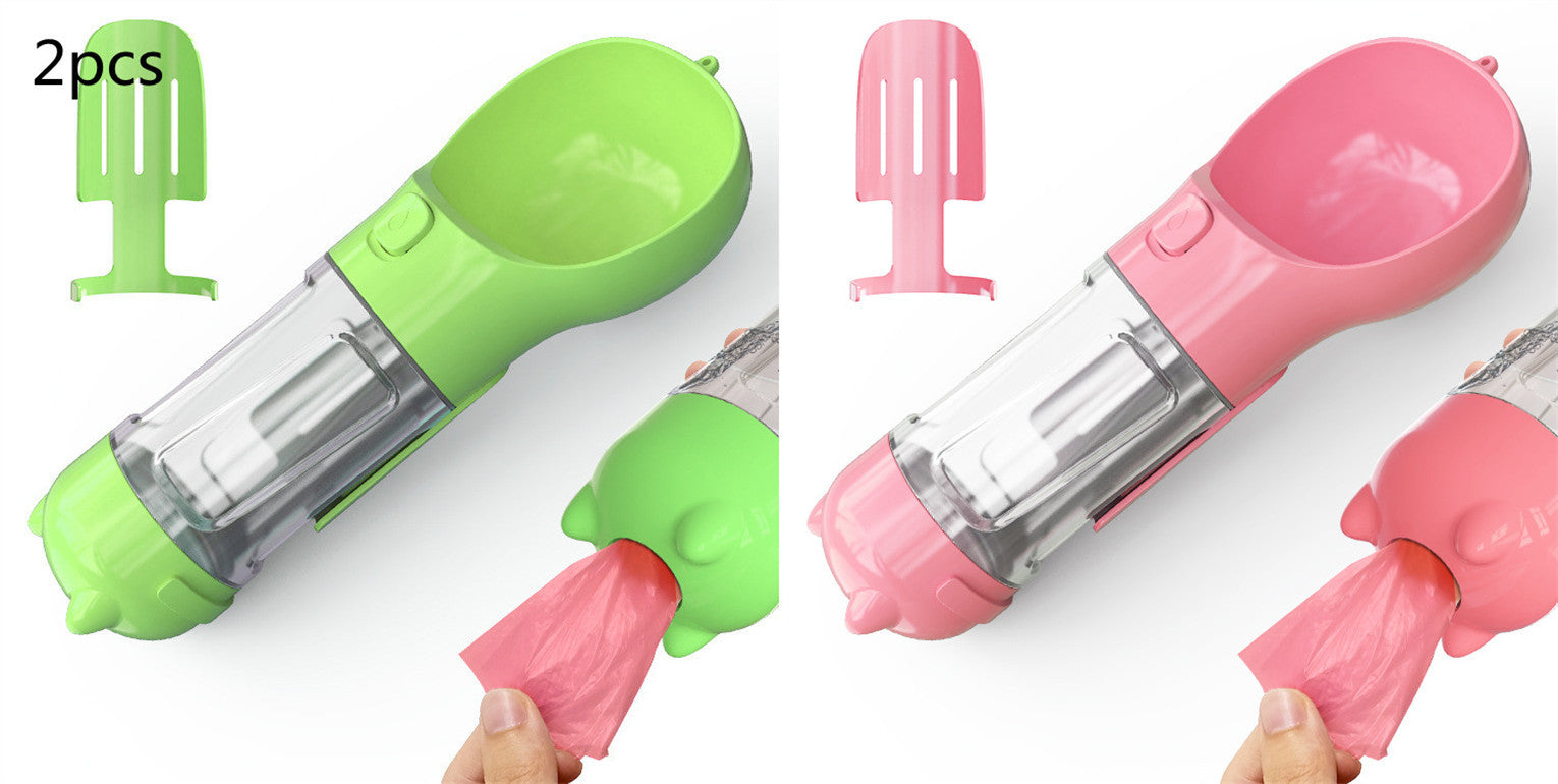 Portable Pet Outdoor Travel 3 In 1 Dog Water Bottle