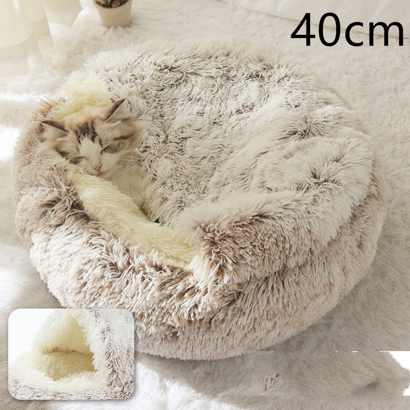 2 In 1 Dog And Cat Bed during Winter