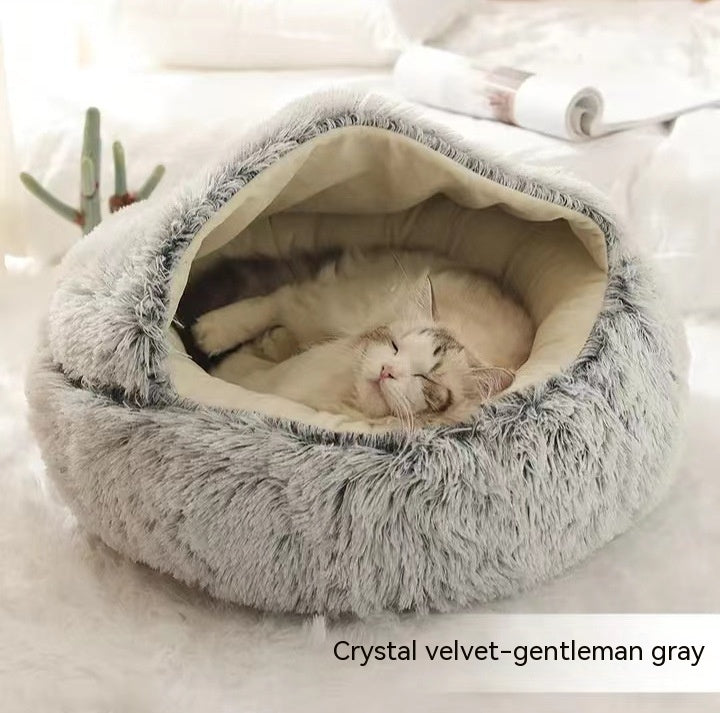2 In 1 Dog And Cat Bed during Winter