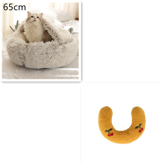 2 In 1 Dog And Cat Bed during Winter