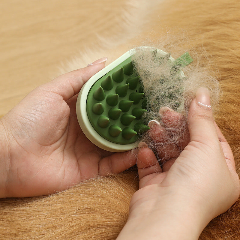 Soft Silicone Pets Hair Comb for Massage and Bath
