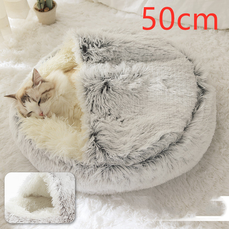 2 In 1 Dog And Cat Bed during Winter
