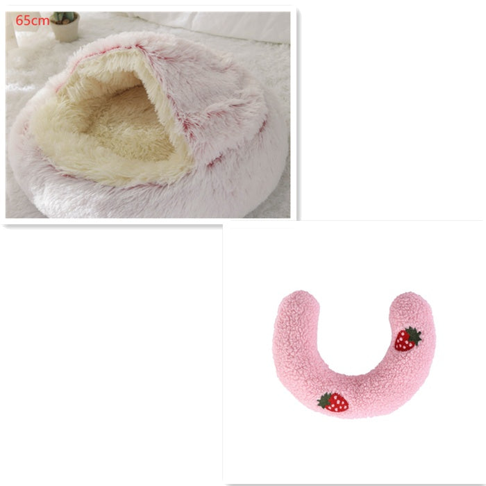 2 In 1 Dog And Cat Bed during Winter
