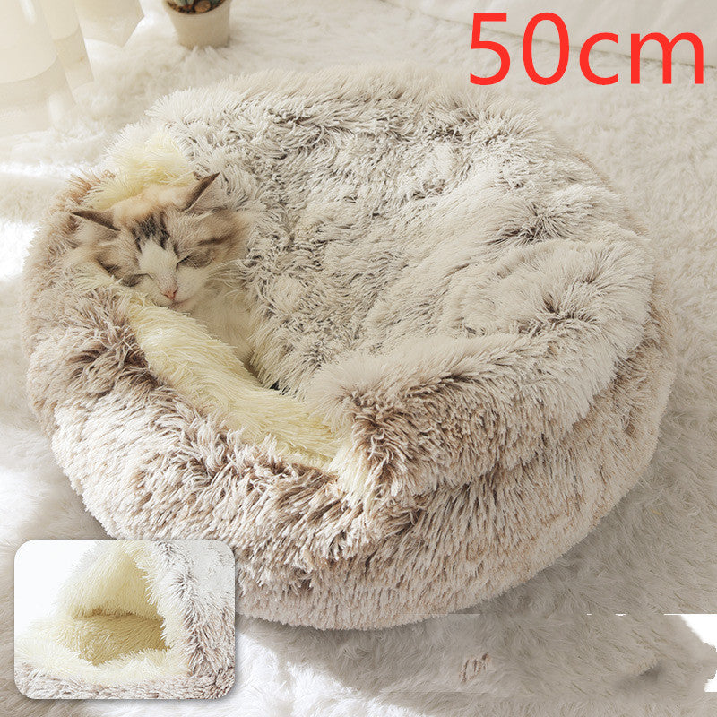 2 In 1 Dog And Cat Bed during Winter