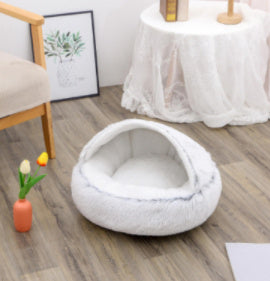 2 In 1 Dog And Cat Bed during Winter