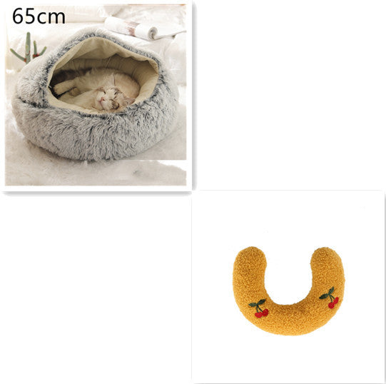 2 In 1 Dog And Cat Bed during Winter