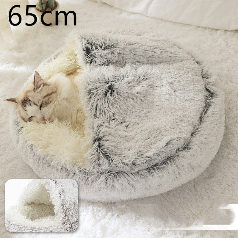 2 In 1 Dog And Cat Bed during Winter