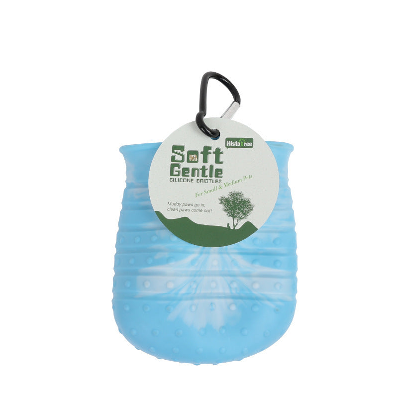 2 In 1 Dog Paw Cleaner Soft Cup