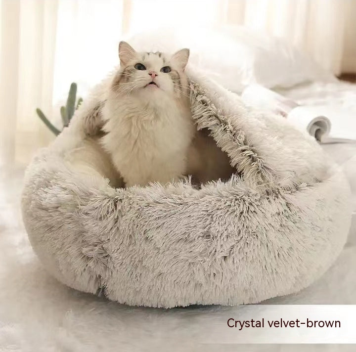 2 In 1 Dog And Cat Bed during Winter