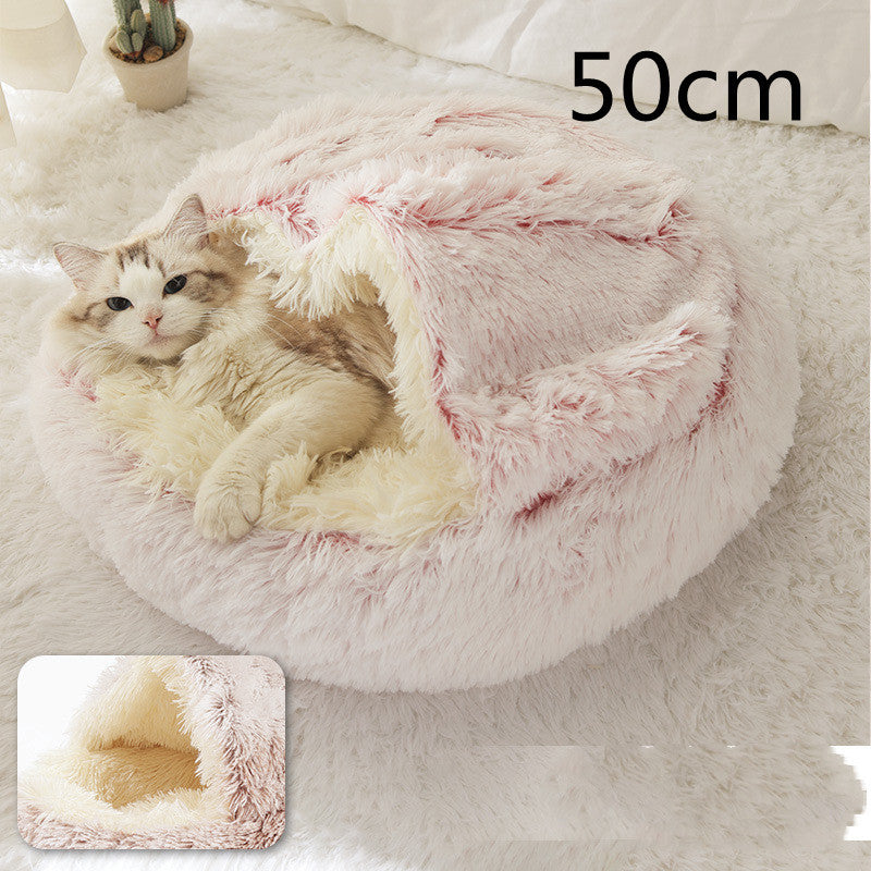 2 In 1 Dog And Cat Bed during Winter
