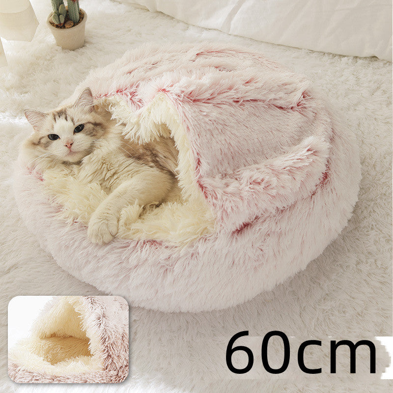 2 In 1 Dog And Cat Bed during Winter