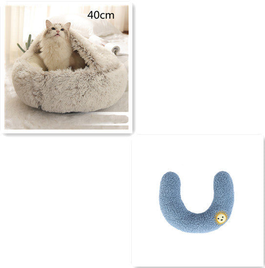 2 In 1 Dog And Cat Bed during Winter