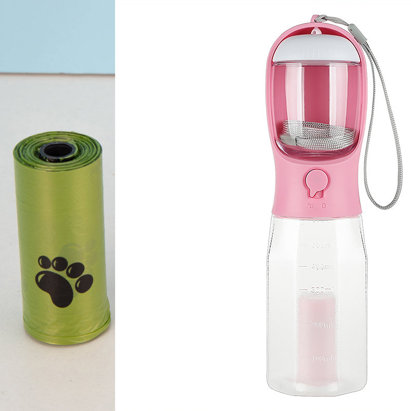 3 In 1 Leak-proof Multifunctional Dog Water Bottle
