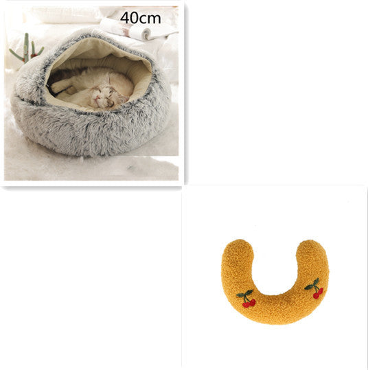 2 In 1 Dog And Cat Bed during Winter