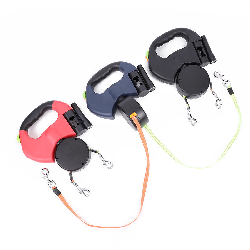 Reflective Dual Pet Walking Leash