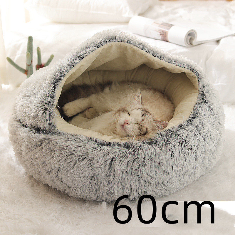 2 In 1 Dog And Cat Bed during Winter