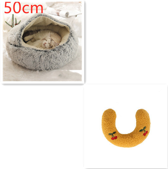 2 In 1 Dog And Cat Bed during Winter