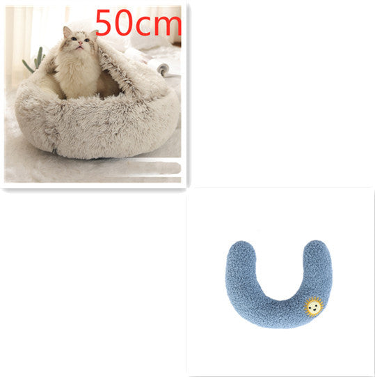 2 In 1 Dog And Cat Bed during Winter