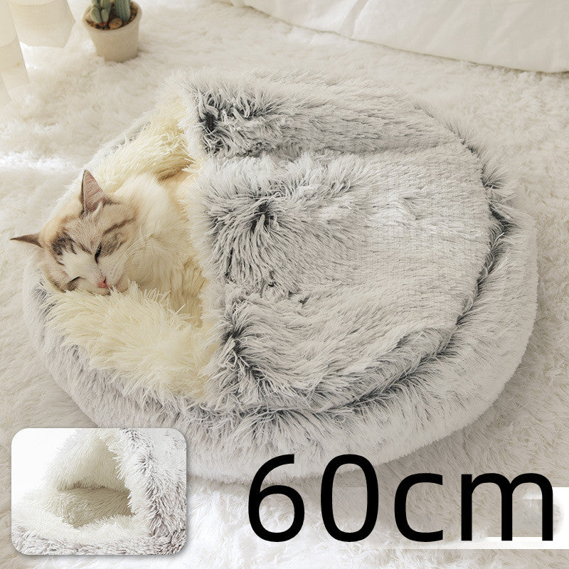 2 In 1 Dog And Cat Bed during Winter