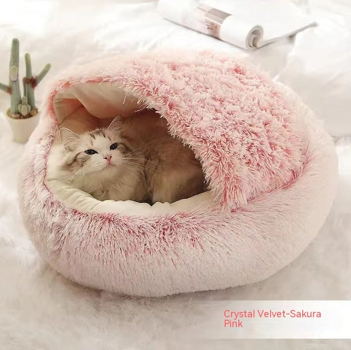2 In 1 Dog And Cat Bed during Winter