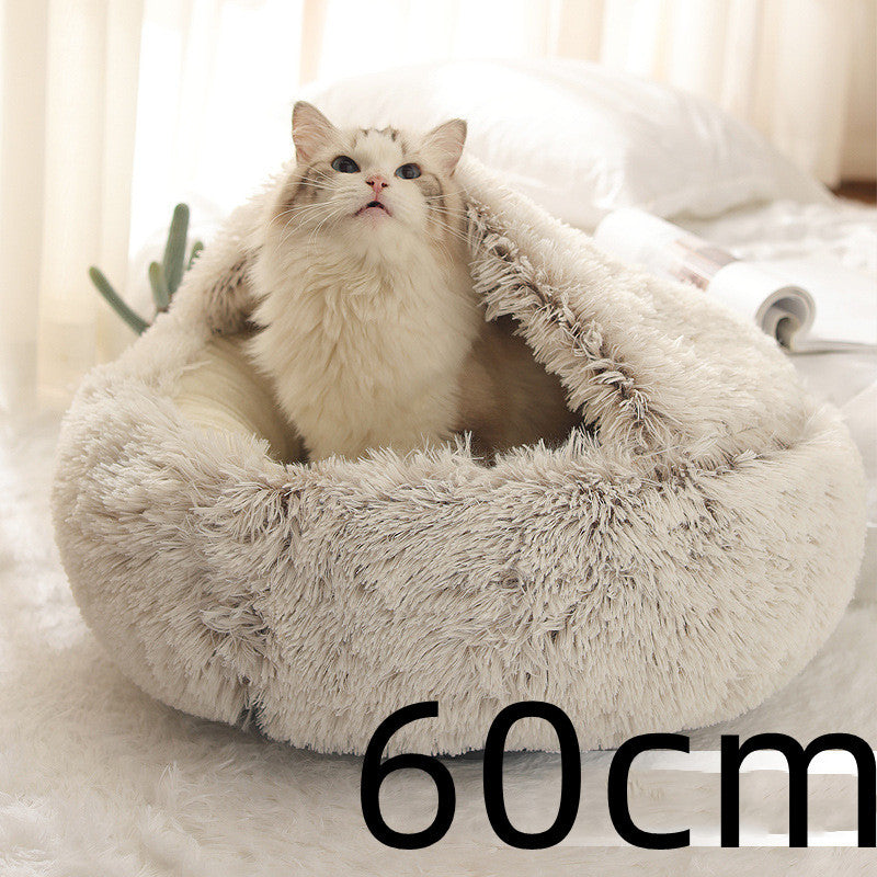 2 In 1 Dog And Cat Bed during Winter