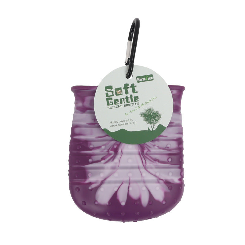 2 In 1 Dog Paw Cleaner Soft Cup