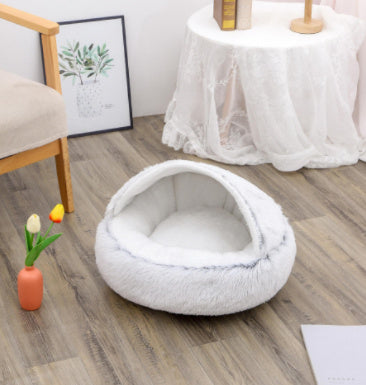 2 In 1 Dog And Cat Bed during Winter