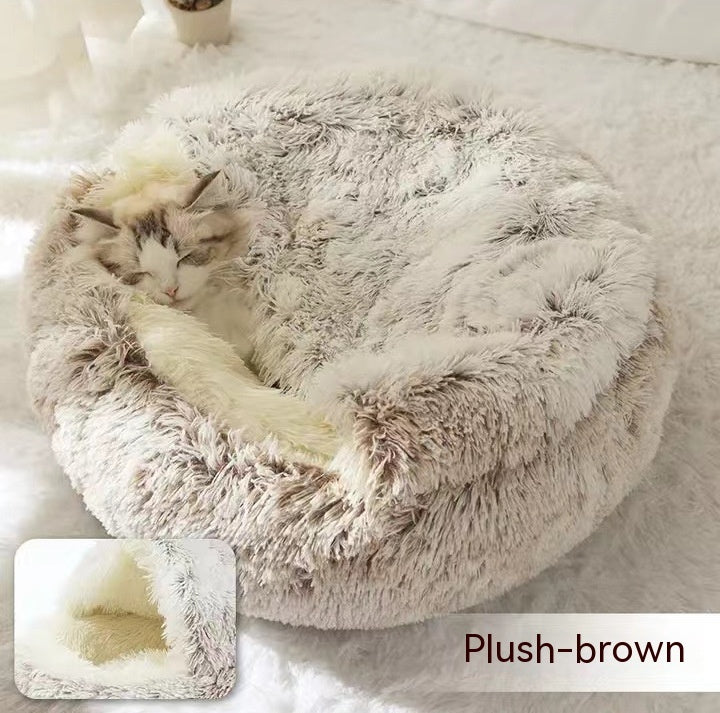 2 In 1 Dog And Cat Bed during Winter