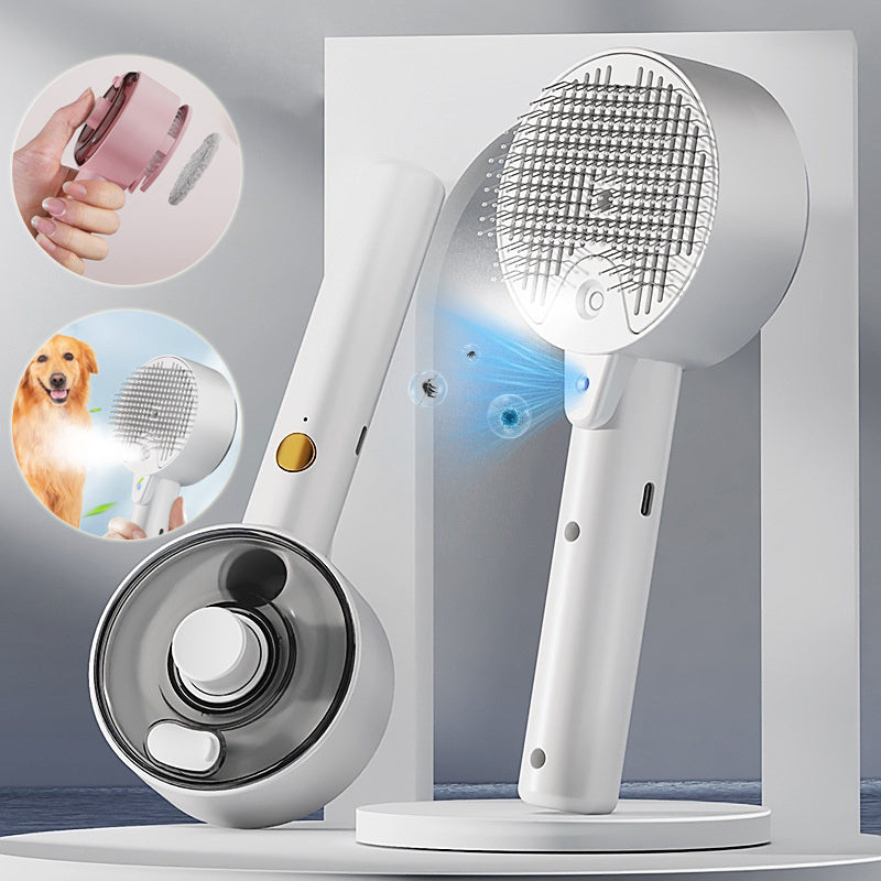 Hair Remover Brush for Pet Dog And Cat with Steam Brush