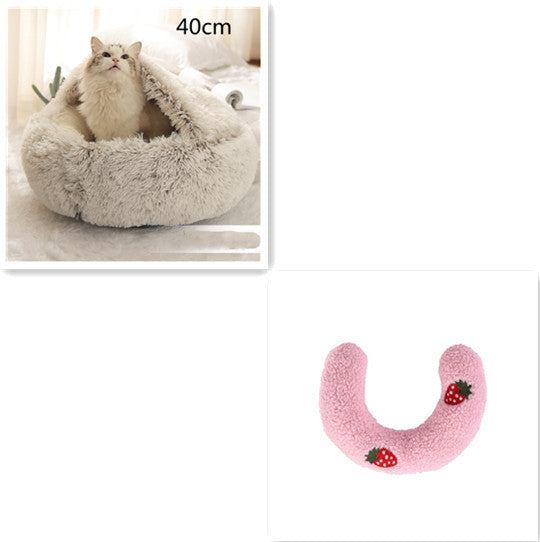 2 In 1 Dog And Cat Bed during Winter